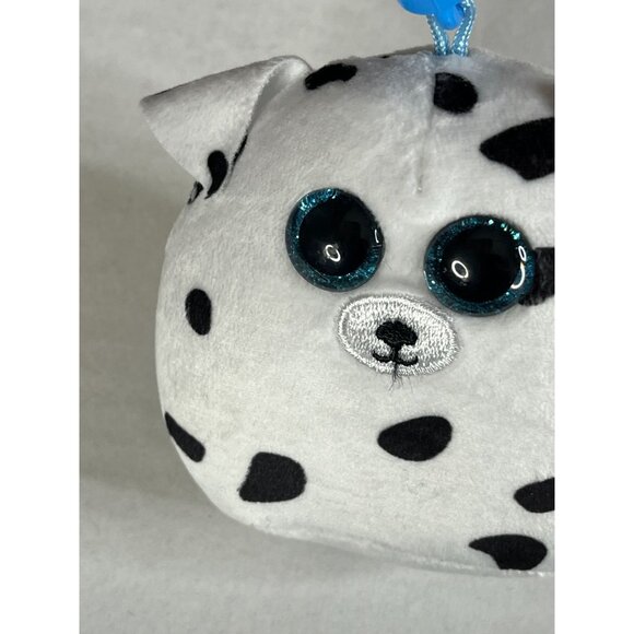 Ty Beanie Boos Cow Clip Small Plush Keychain Black White NWT - Picture 4 of 8